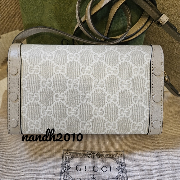 💯 AUTH Gucci Horsebit 1956 Mini Bag - Picture 2 of 3